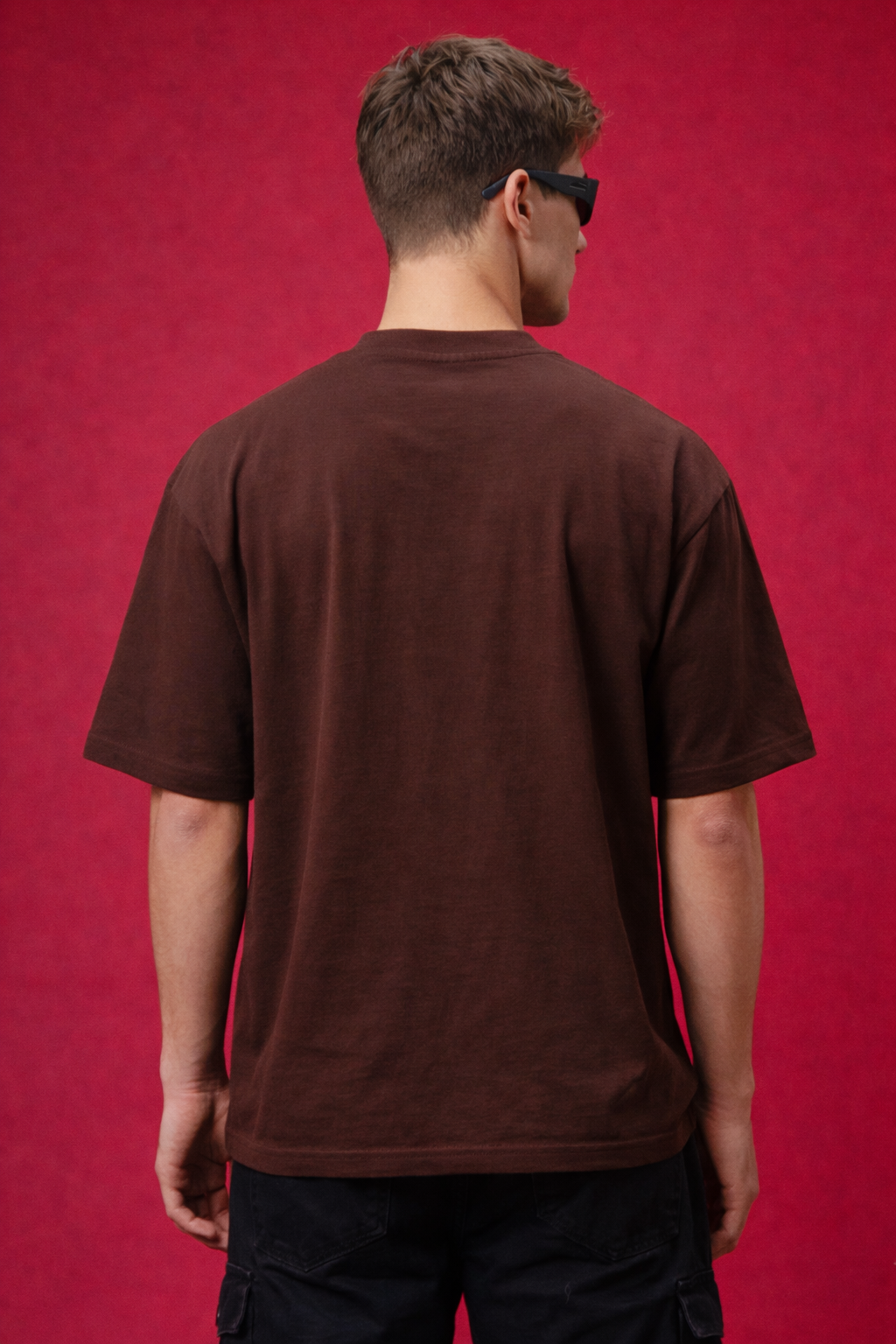 Brown Oversize 240 GSM T shirt
