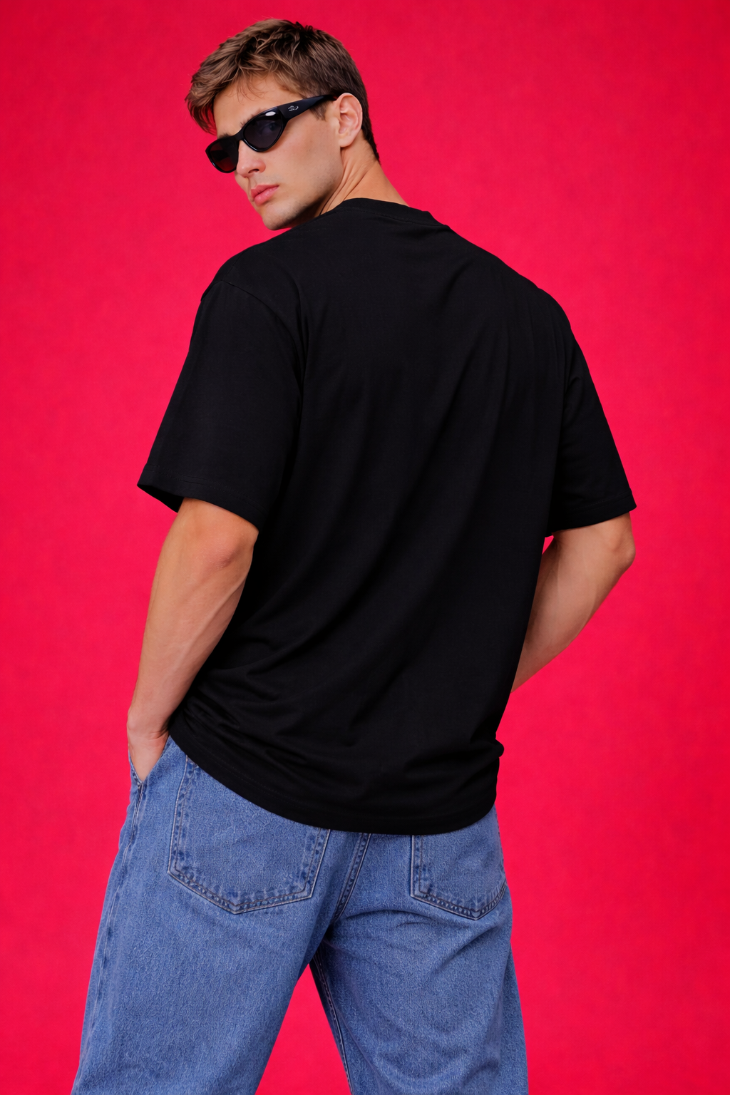 Black Oversize 240 GSM T shirt