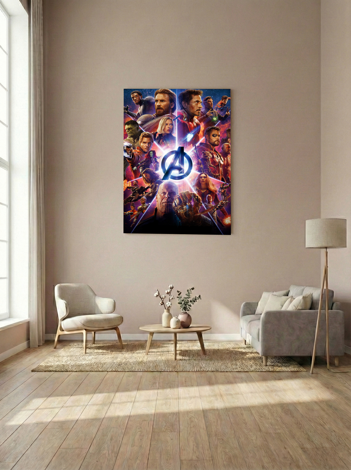 Epic Superhero Universe – Cinematic Metal Wall Poster