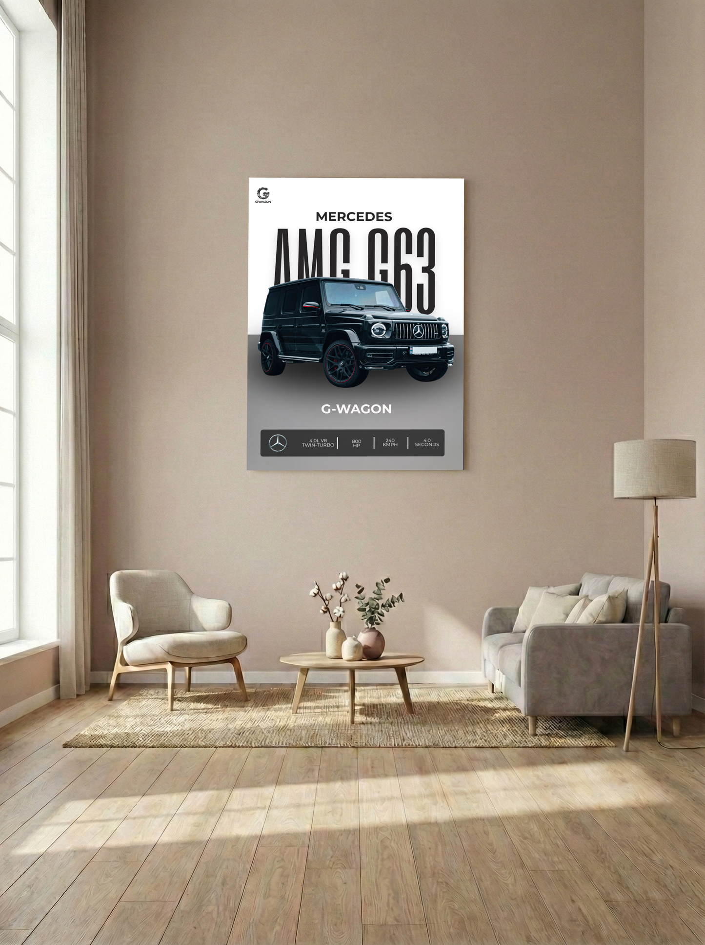 AMG G63 – Luxury V8 Performance Metal Poster
