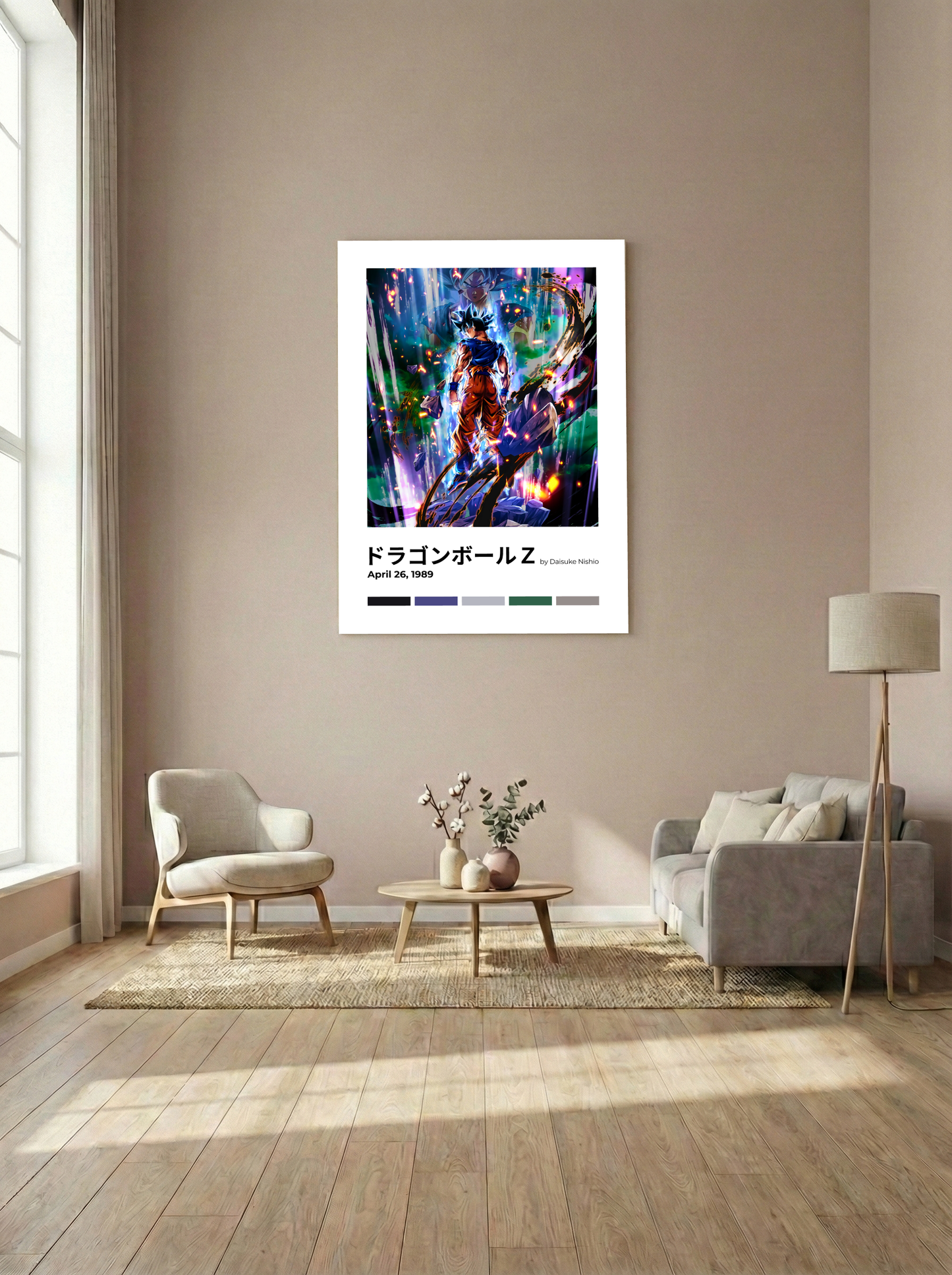 Ultra Instinct Warrior – Anime Power Metal Poster