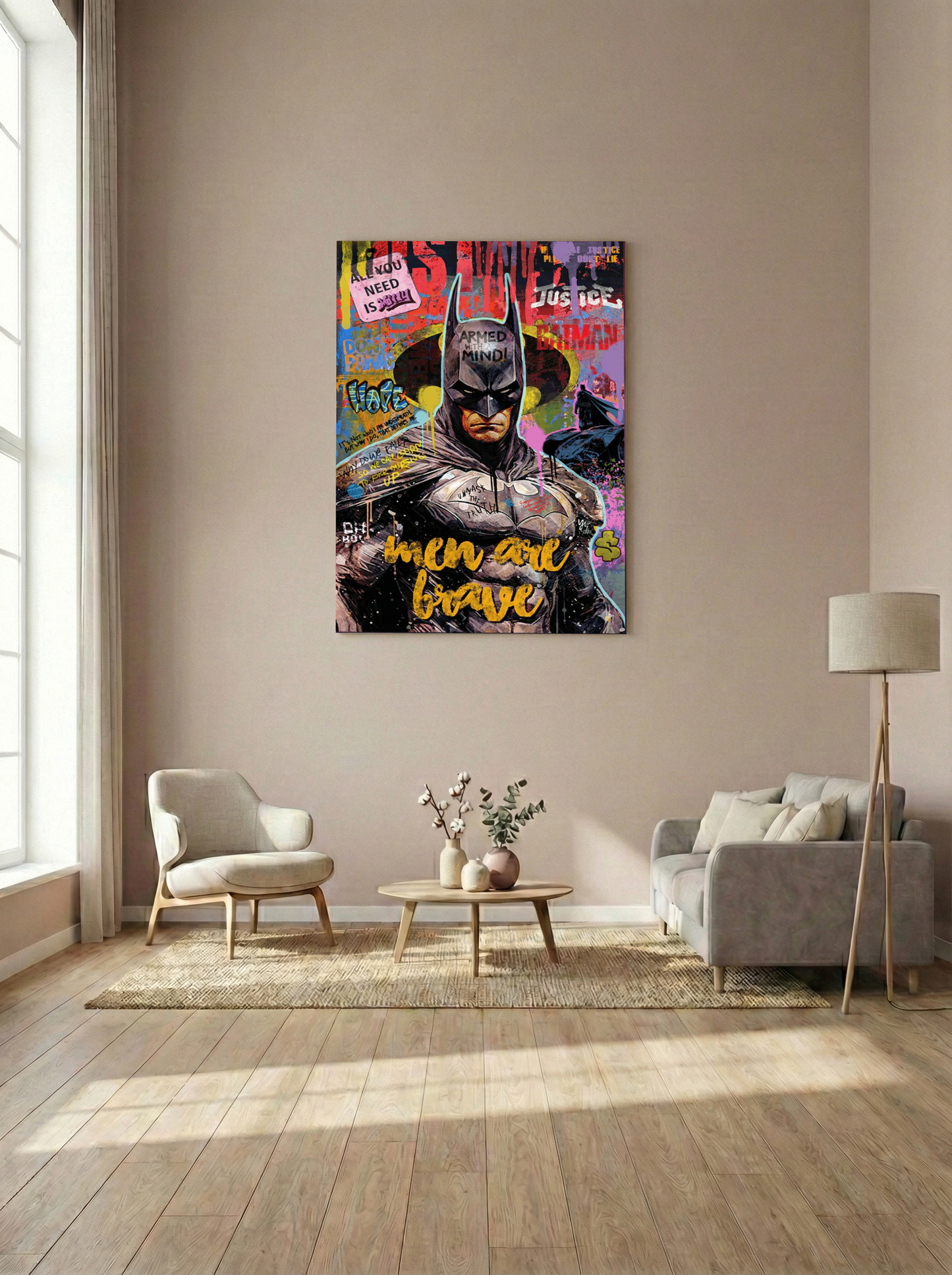 WHEN ALL FAILS | Dark Vigilante Graffiti Metal Poster