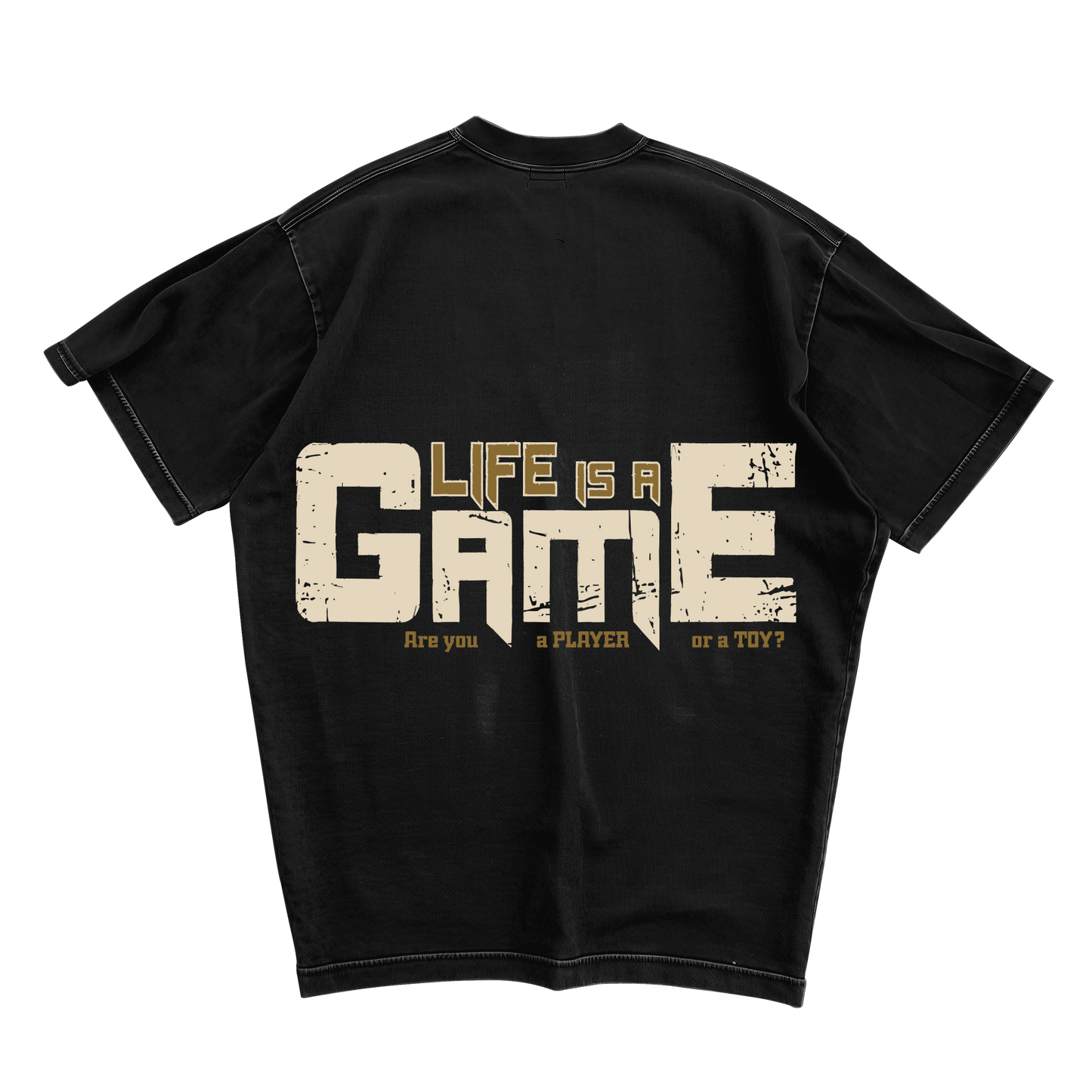 Life Is a Game – Premium Oversized T-Shirt