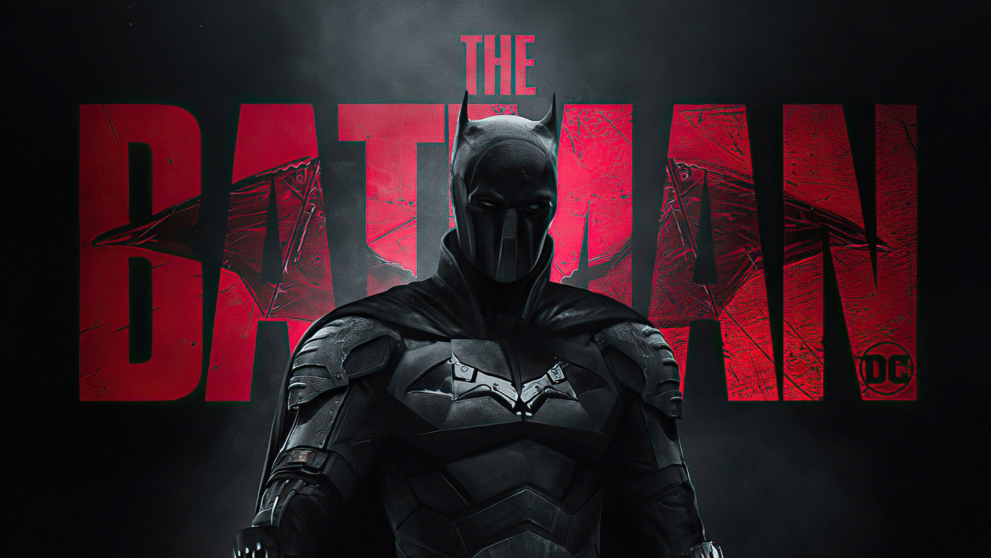 The Dark Vigilante | Superhero-Inspired Metal Wall Art